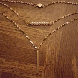 NWOT Triple Strand Necklace